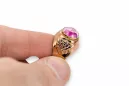 Original Vintage 14K Rose Gold Amethyst Ring Vintage craft vrc078r